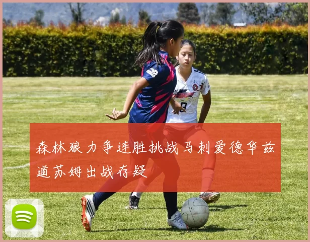 森林狼力争连胜挑战马刺爱德华兹道苏姆出战存疑
